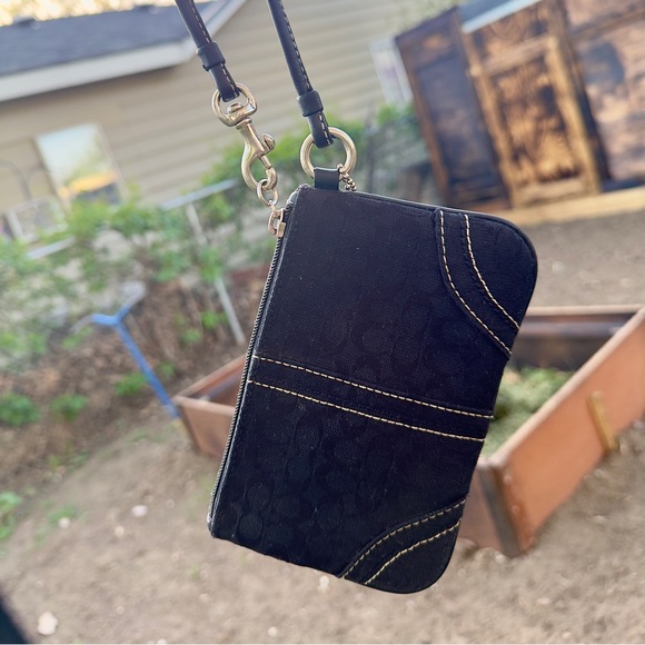 Coach Black Wristlet EUC- NO CALL OUTS! - Picture 11 of 14